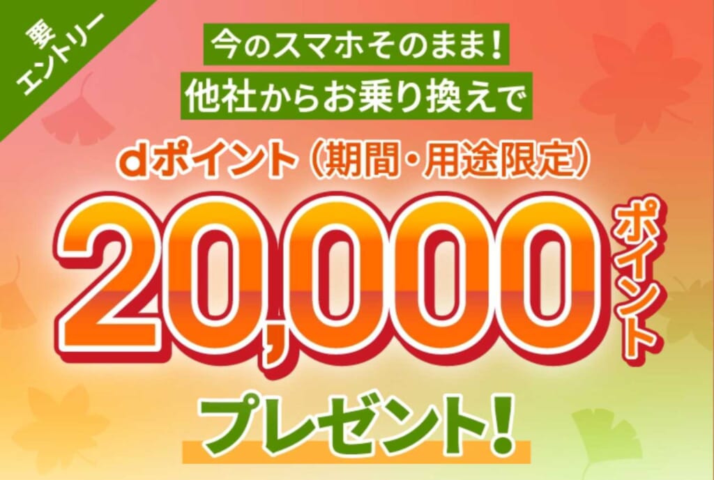 ahamoの20000pt還元