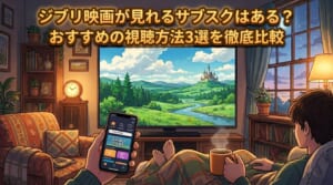 ジブリ映画が見れるサブスクはある？おすすめの視聴方法3選を徹底比較
