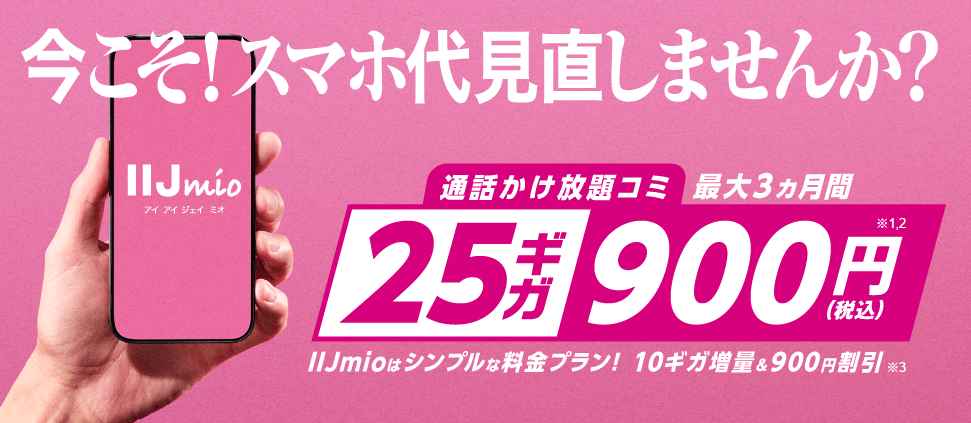 IIJMIOバナー