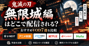 『劇場版「鬼滅の刃」無限城編 第一章 猗窩座再来 』はどこで見られる？TSUTAYA DISCASでのレンタルや配信状況を徹底解説