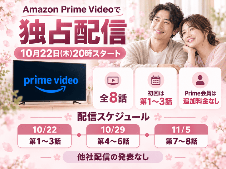 ラブ トランジット 35+はAmazon Prime Videoで10月22日から独占配信